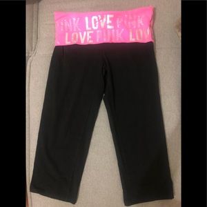 Yoga cropped athletic pants